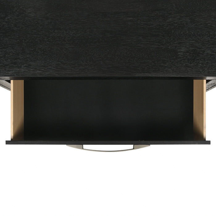 Allan Dresser & Mirror Set in Black