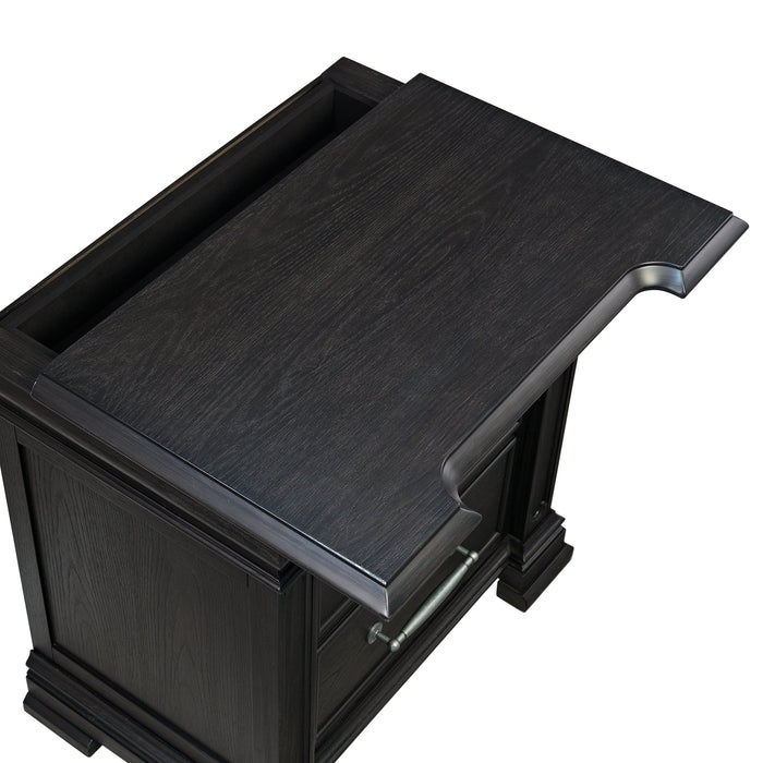 Kings Court 3-Drawer Nightstand (Sliding Top)