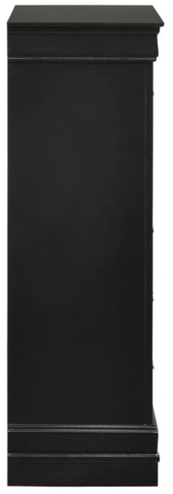 Elements International Louis Philippe Chest in Black