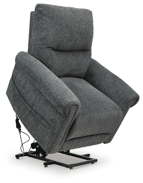 Aureta Power Lift Recliner - Eclectic 79 Furniture Store