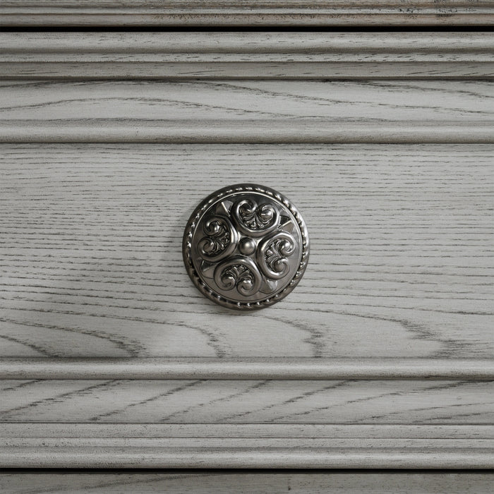 Glenmore 15-Drawer Mansion Chest in Aged Grey