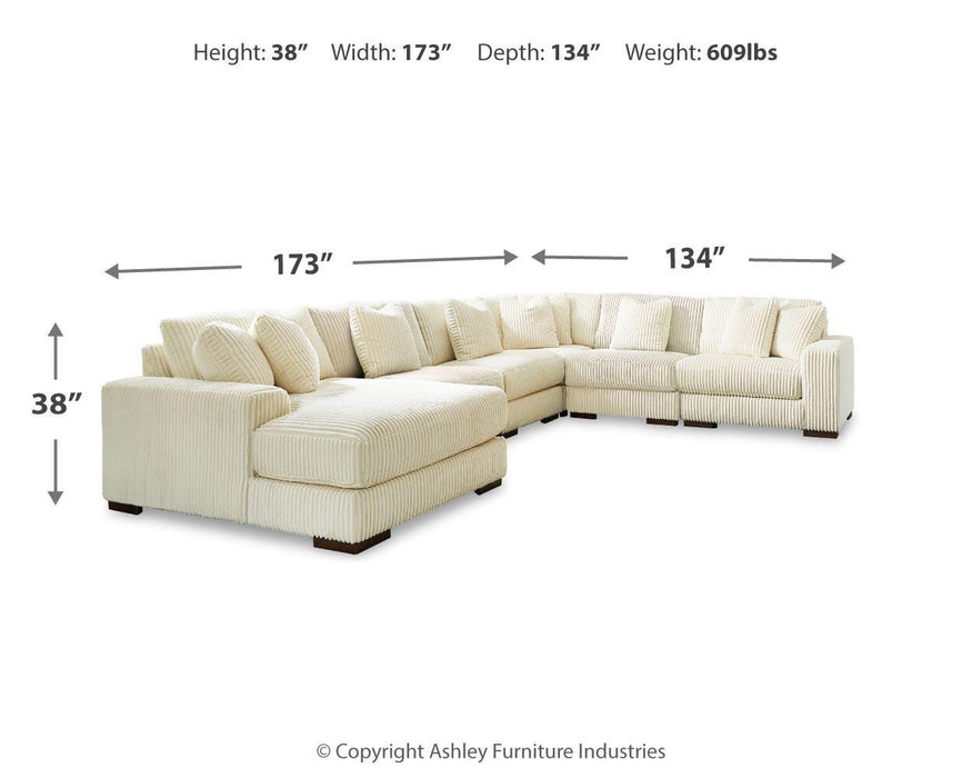 Lindyn Sectional with Chaise - Eclectic 79 Furniture Store