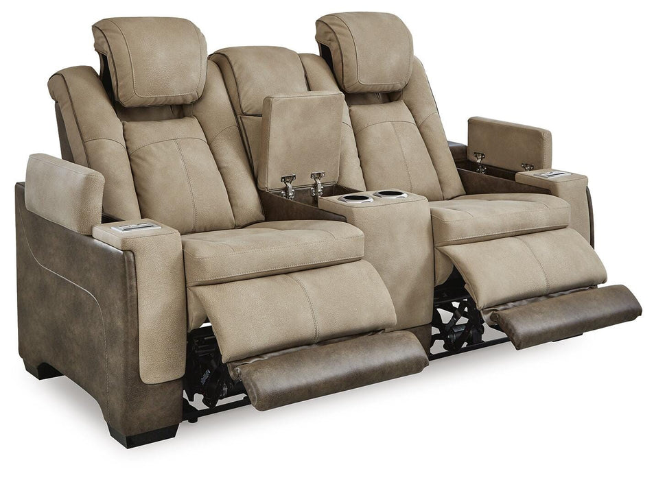 Next-Gen DuraPella Power Reclining Loveseat with Console - Eclectic 79 Furniture Store