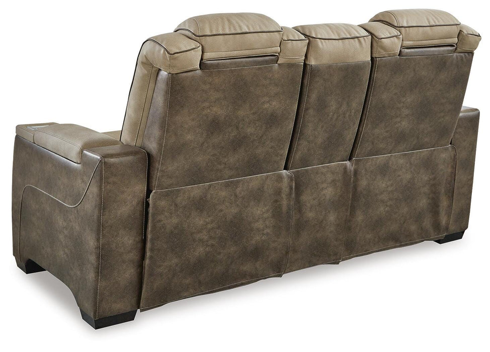 Next-Gen DuraPella Power Reclining Loveseat with Console - Eclectic 79 Furniture Store