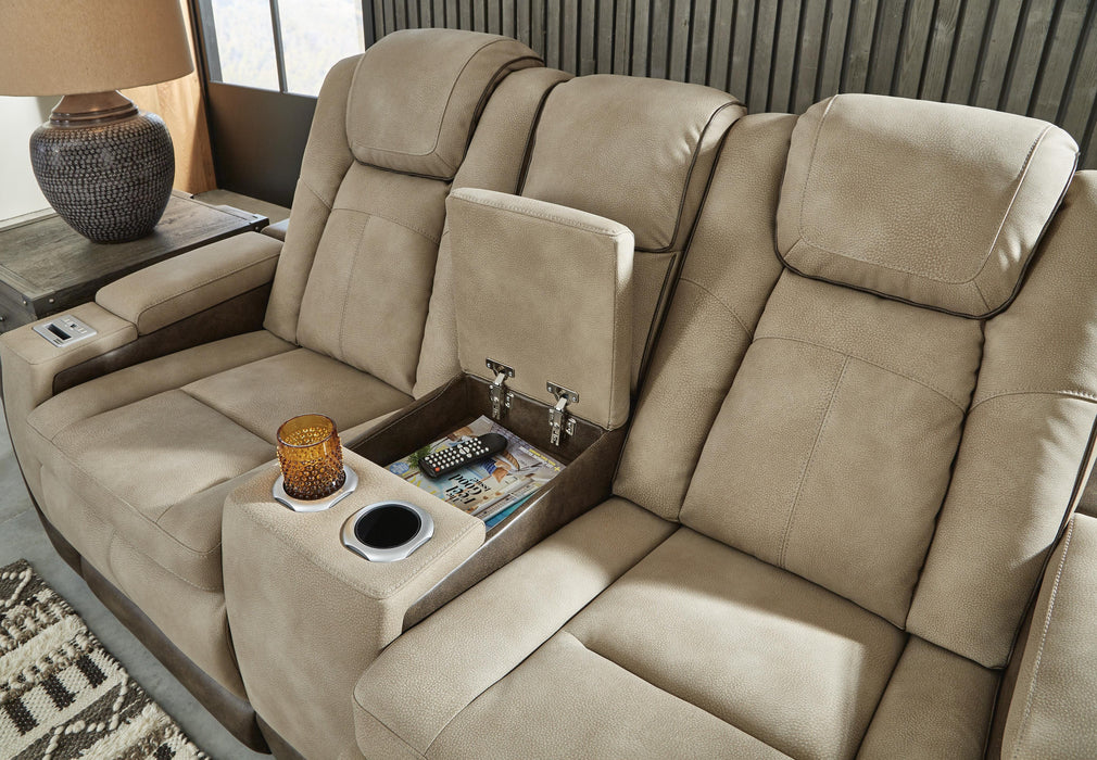 Next-Gen DuraPella Power Reclining Loveseat with Console - Eclectic 79 Furniture Store