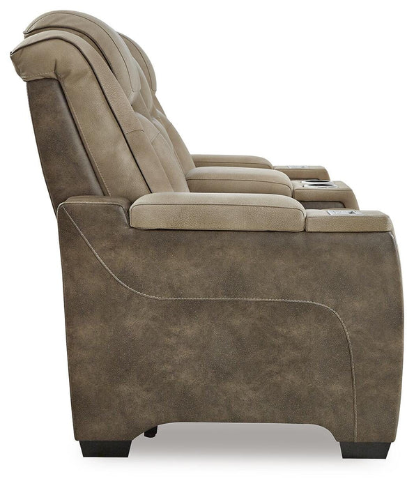 Next-Gen DuraPella Power Reclining Loveseat with Console - Eclectic 79 Furniture Store