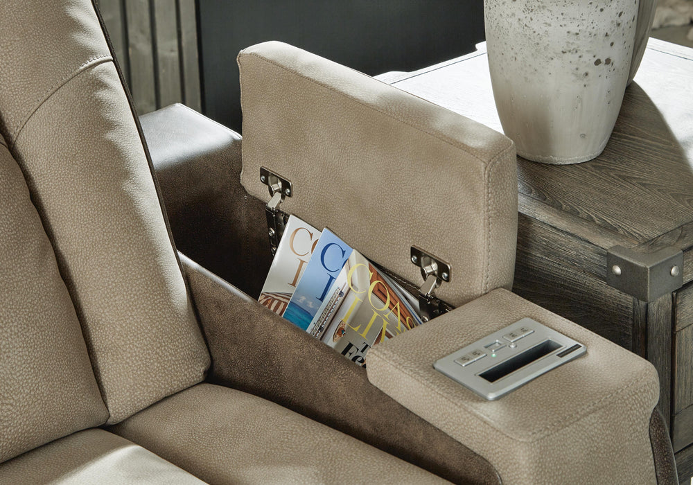 Next-Gen DuraPella Power Reclining Loveseat with Console - Eclectic 79 Furniture Store