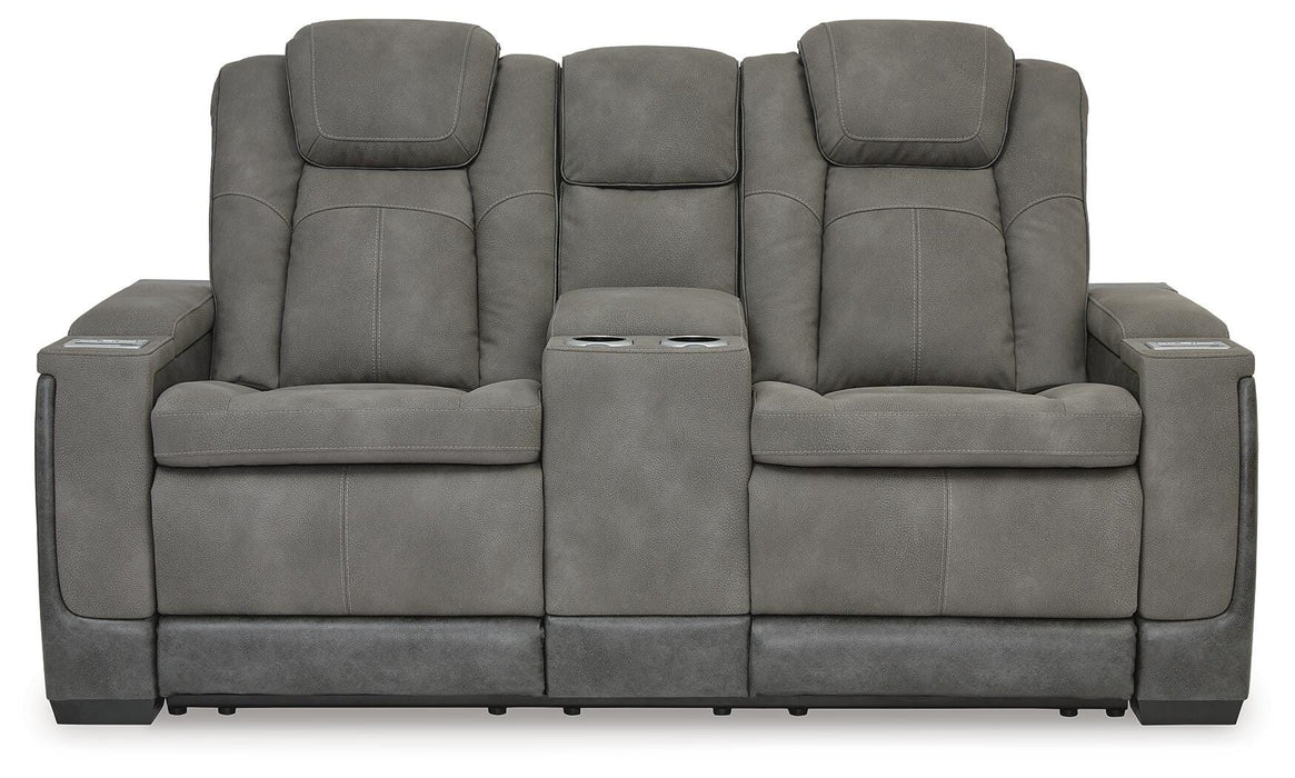 Next-Gen DuraPella Power Reclining Loveseat with Console - Eclectic 79 Furniture Store