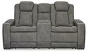 Next-Gen DuraPella Power Reclining Loveseat with Console - Eclectic 79 Furniture Store