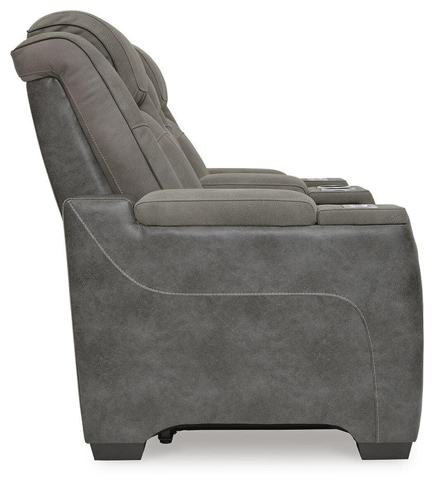 Next-Gen DuraPella Power Reclining Loveseat with Console - Eclectic 79 Furniture Store