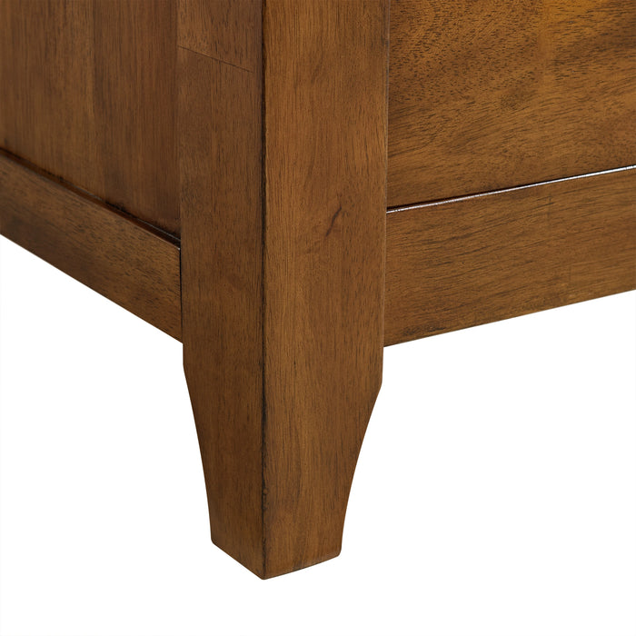 Gage Dresser & Mirror Set in Chestnut