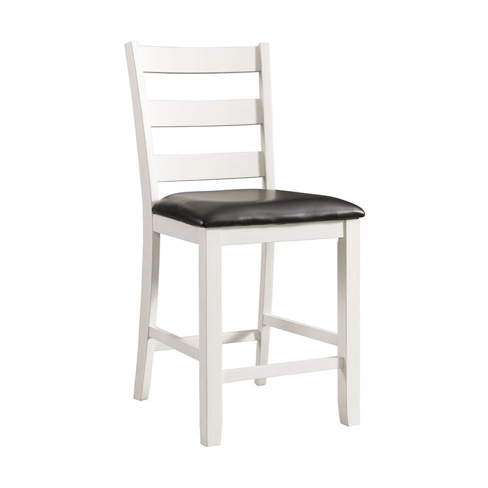 Martin 5pc Counter Set (Dark Brown Top - White Base)