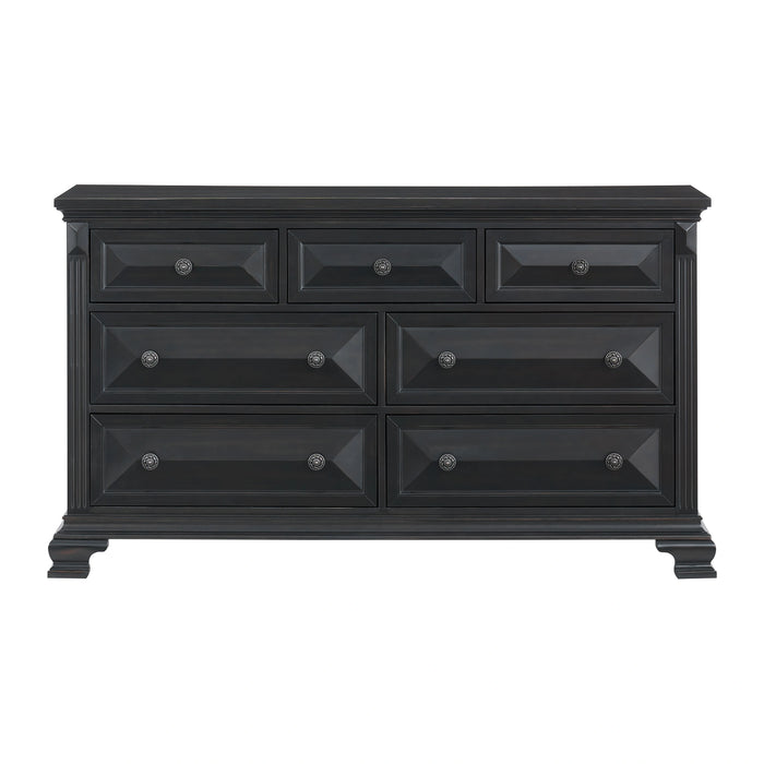 Bridgestone 7-Drawer Dresser in Antique White
