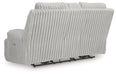 Rhines Falls Power Reclining Loveseat with Console - Eclectic 79 Furniture Store