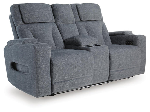 Studio Cave Power Reclining Loveseat with Console - Eclectic 79 Furniture Store