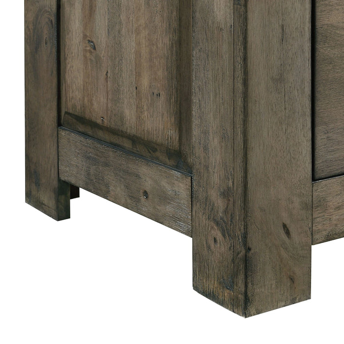 Maverick Nightstand w/USB Grey