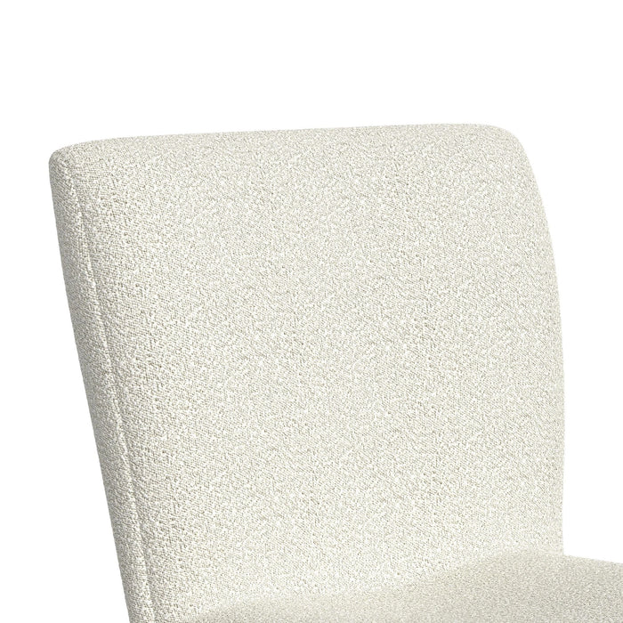 Cambrie UPH Swivel Bar Stool with Beige Boucle in Natural (2 Per Carton)