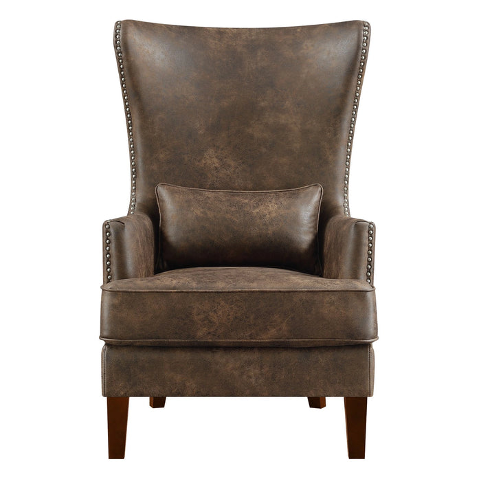 Kori (724) Chair w/Chrome Nails In Sierra Toffee
