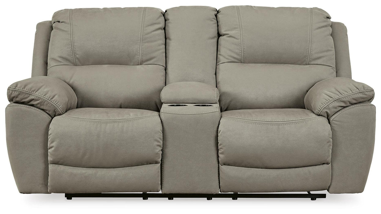 Next-Gen Gaucho Reclining Loveseat with Console - Eclectic 79 Furniture Store
