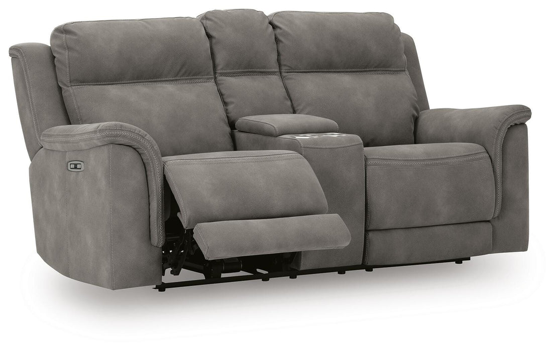 Next-Gen DuraPella Power Reclining Loveseat with Console - Eclectic 79 Furniture Store