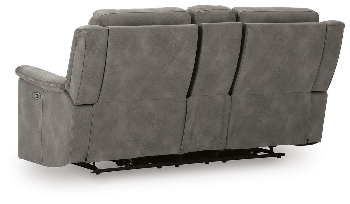Next-Gen DuraPella Power Reclining Loveseat with Console - Eclectic 79 Furniture Store