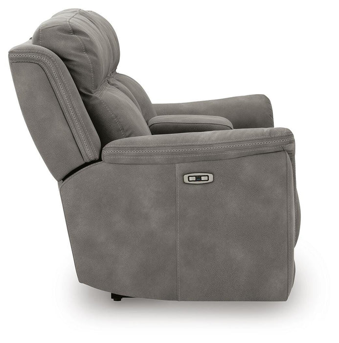Next-Gen DuraPella Power Reclining Loveseat with Console - Eclectic 79 Furniture Store