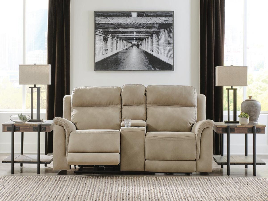 Next-Gen DuraPella Power Reclining Loveseat with Console - Eclectic 79 Furniture Store