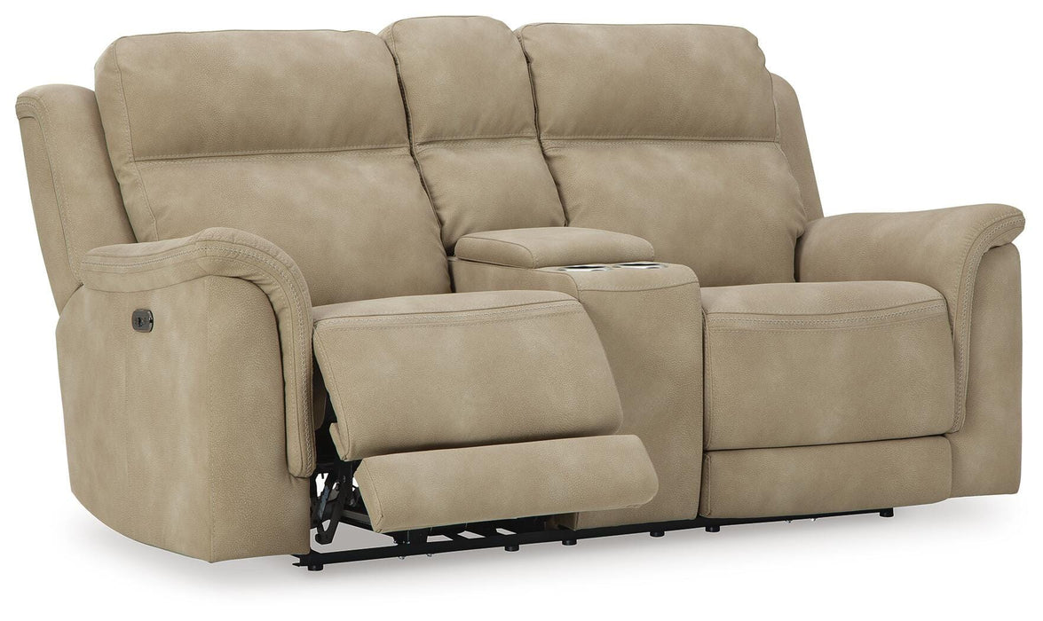 Next-Gen DuraPella Power Reclining Loveseat with Console - Eclectic 79 Furniture Store