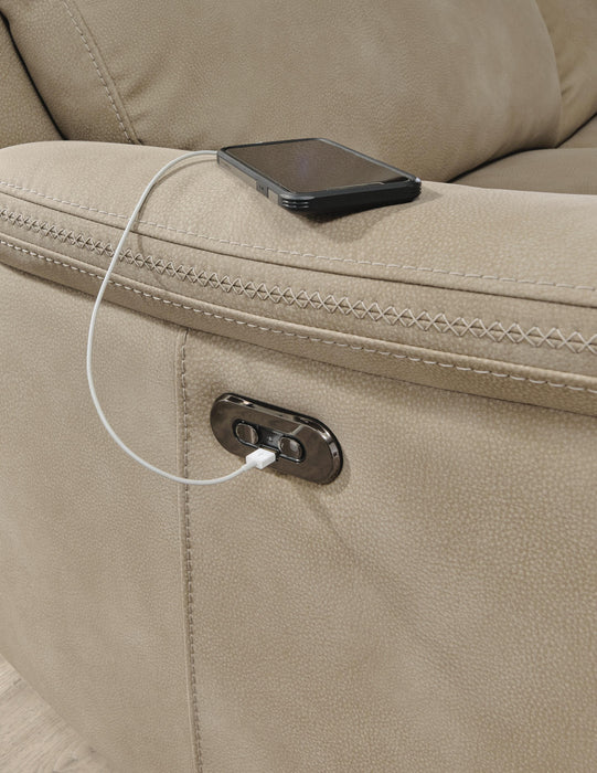 Next-Gen DuraPella Power Reclining Loveseat with Console - Eclectic 79 Furniture Store