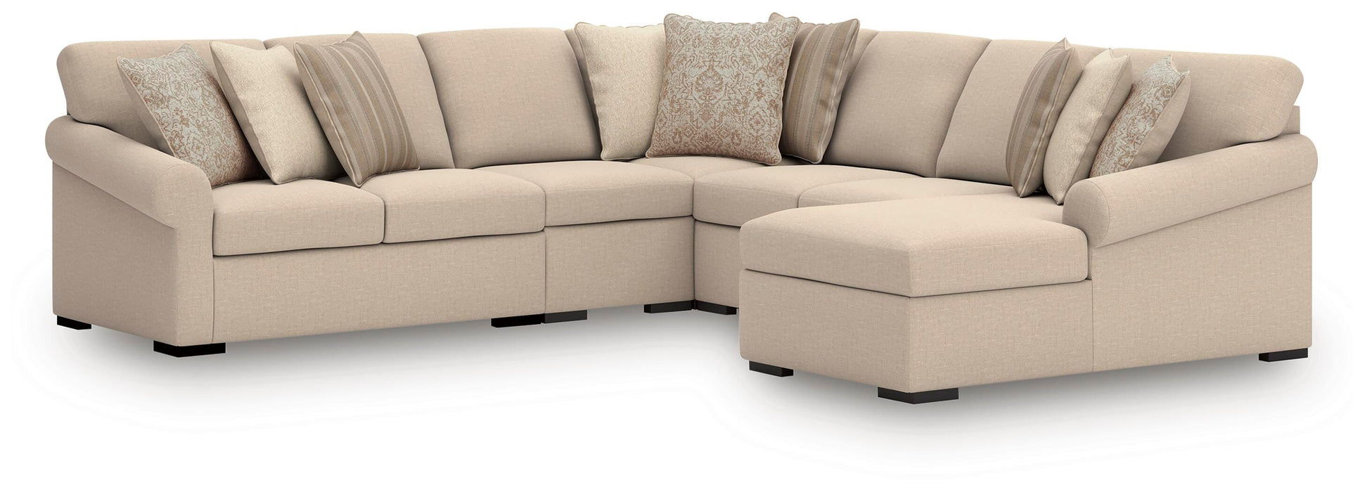 LadyMae Sectional with Chaise - Eclectic 79 Furniture Store