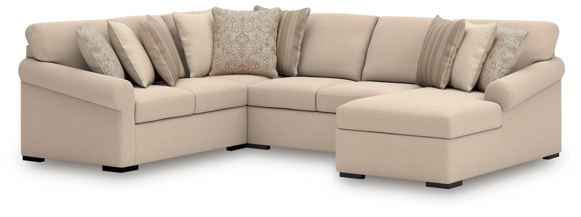 LadyMae Sectional with Chaise - Eclectic 79 Furniture Store