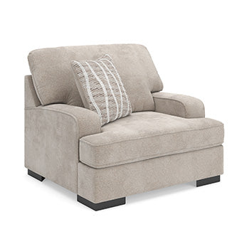 High Profile Chair & Ottoman Living Room Set - Eclectic 79 Furniture Store