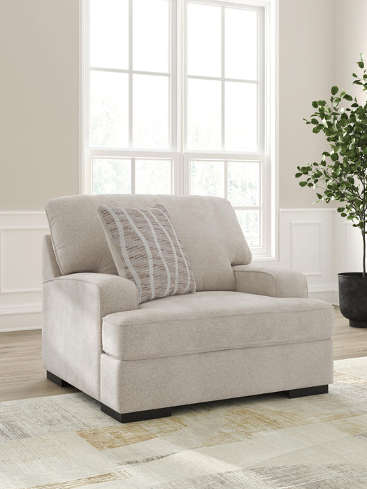 High Profile Chair & Ottoman Living Room Set - Eclectic 79 Furniture Store