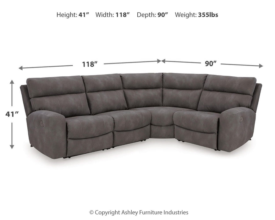 Next-Gen DuraPella Power Reclining Sectional - Eclectic 79 Furniture Store
