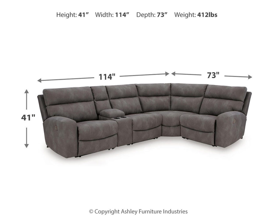 Next-Gen DuraPella Power Reclining Sectional - Eclectic 79 Furniture Store