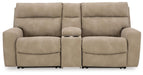 Next-Gen DuraPella Power Reclining Sectional Loveseat with Console - Eclectic 79 Furniture Store