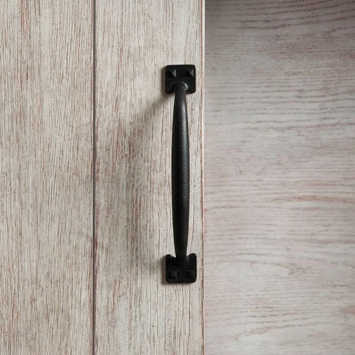 Elements International Scott King Platform Storage Bed in White