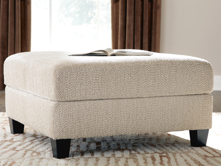 Steelwater Retreat Oversized Accent Ottoman - Eclectic 79 Furniture Store