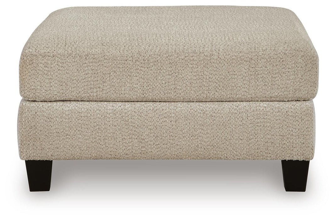 Steelwater Retreat Oversized Accent Ottoman - Eclectic 79 Furniture Store