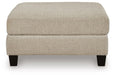 Steelwater Retreat Oversized Accent Ottoman - Eclectic 79 Furniture Store