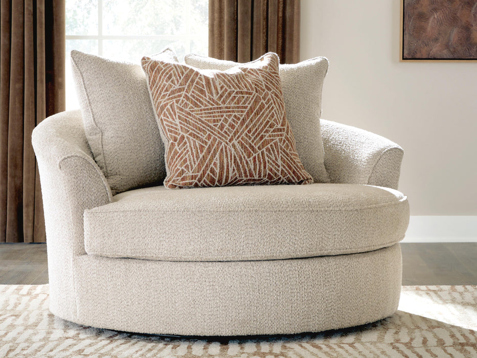 Steelwater Retreat Oversized Swivel Accent Chair - Eclectic 79 Furniture Store