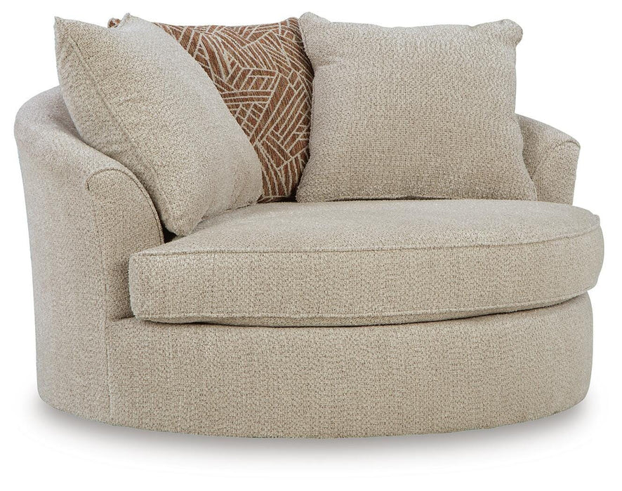 Steelwater Retreat Oversized Swivel Accent Chair - Eclectic 79 Furniture Store