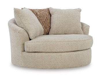 Steelwater Retreat Oversized Swivel Accent Chair - Eclectic 79 Furniture Store
