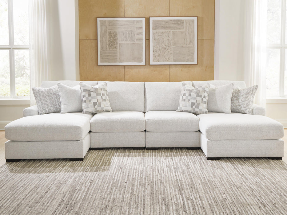 Misty-Lakes Double Chaise Sectional - Eclectic 79 Furniture Store