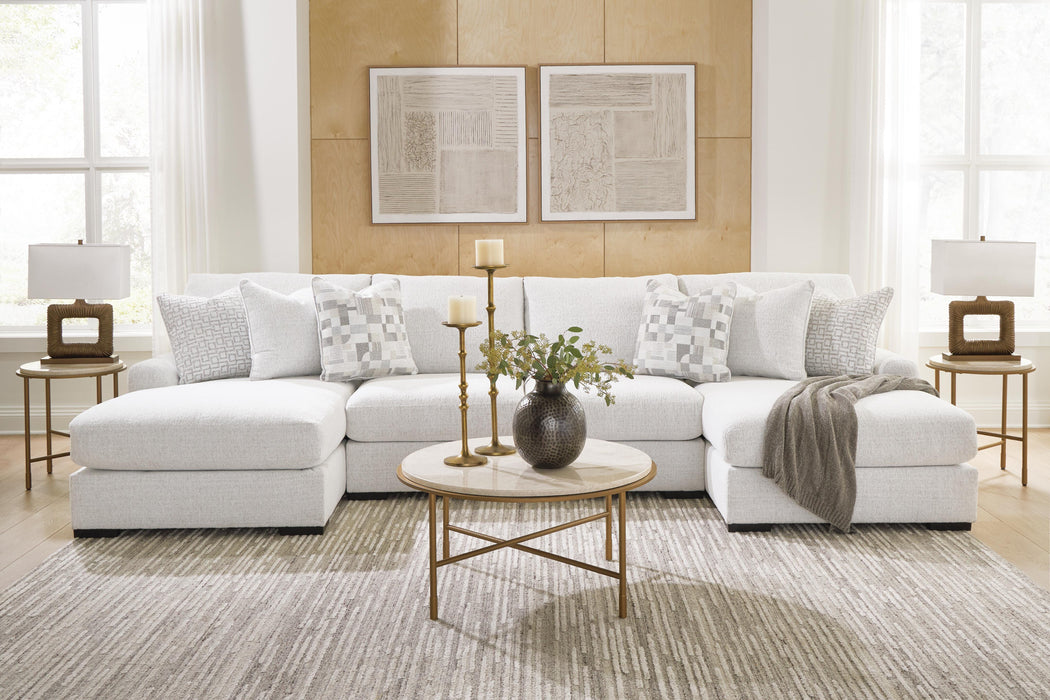 Misty-Lakes Double Chaise Sectional - Eclectic 79 Furniture Store