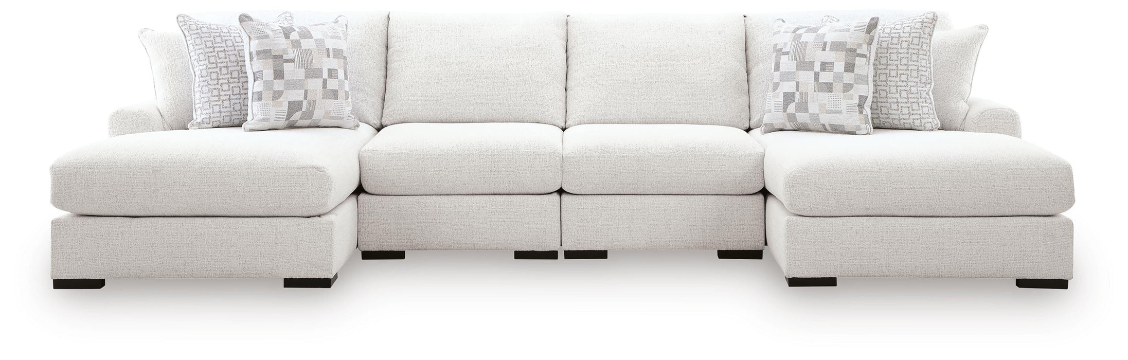 Misty-Lakes Double Chaise Sectional - Eclectic 79 Furniture Store