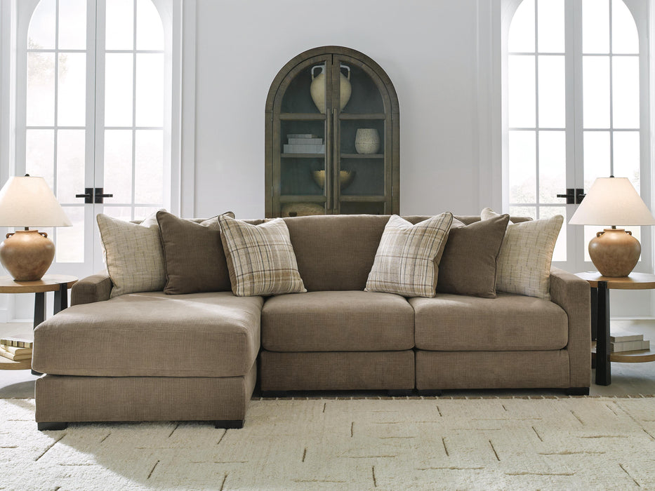 Camellia-Court Sectional with Chaise - Eclectic 79 Furniture Store