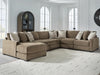 Camellia-Court Sectional with Chaise - Eclectic 79 Furniture Store