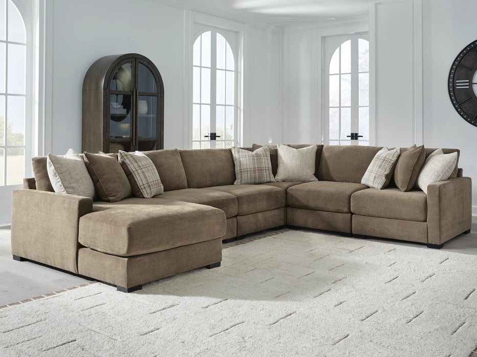 Camellia-Court Sectional with Chaise - Eclectic 79 Furniture Store
