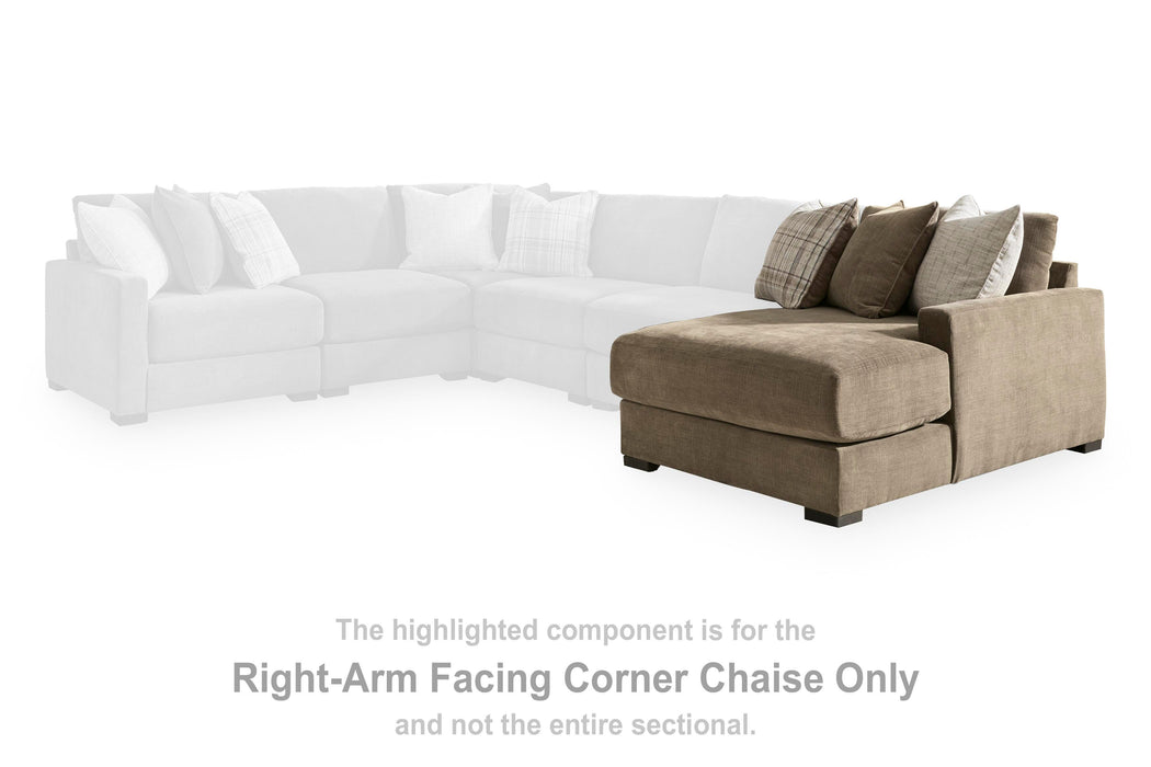 Camellia-Court Sectional with Chaise - Eclectic 79 Furniture Store